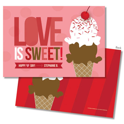 Spark & Spark Valentine's Day Exchange Cards - Love Is Sweet Spark & Spark Valentine's Day Exchange Cards - Love Is Sweet